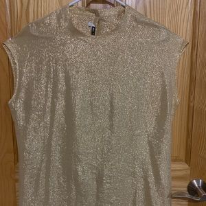 St. John Gold Shimmer / Metallic Top